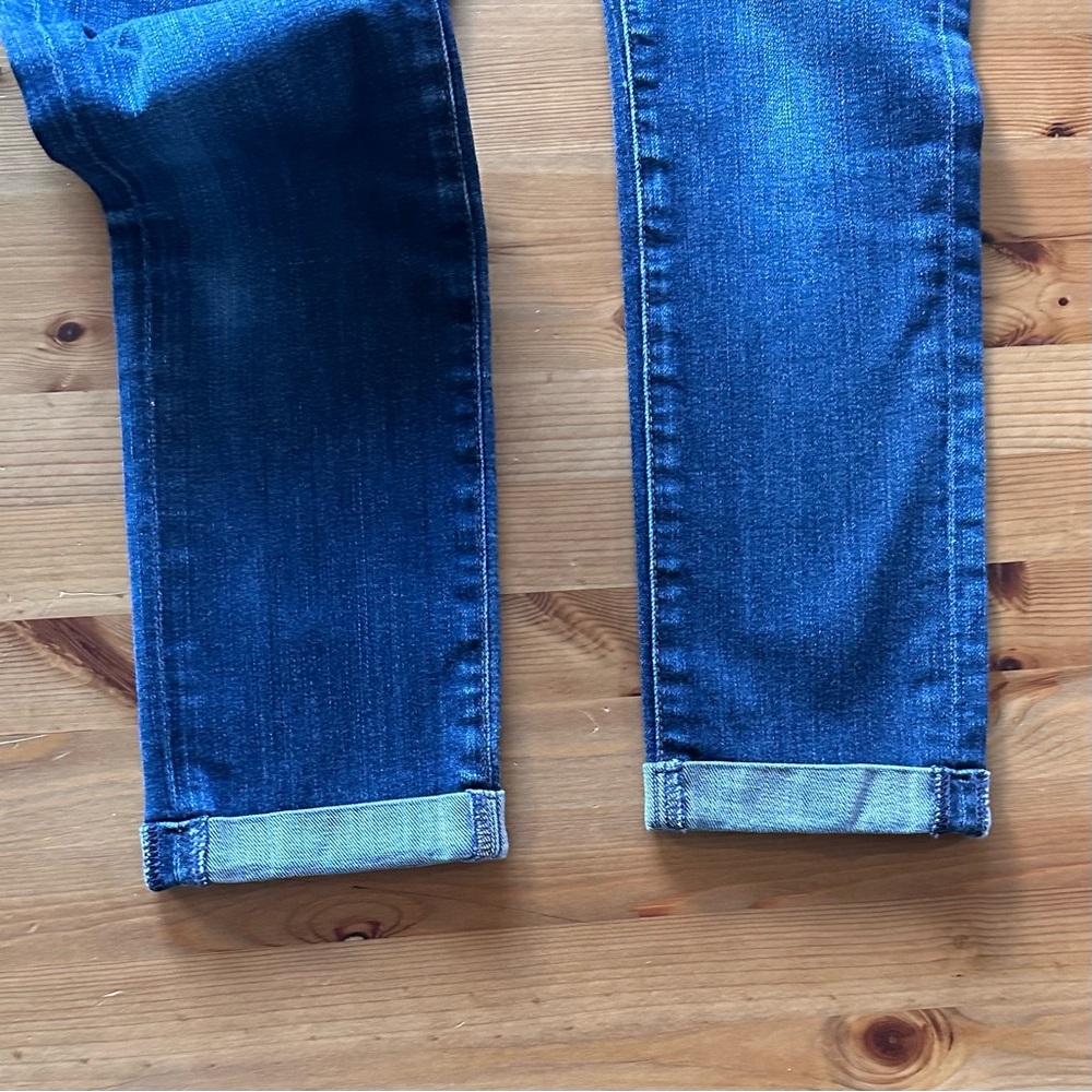 AG “The Stevie Roll-Up” slim straight cuffed blue jeans Size 26 - Picture 3 of 12
